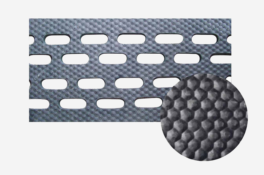 Pig Mat With Eliptical Holes